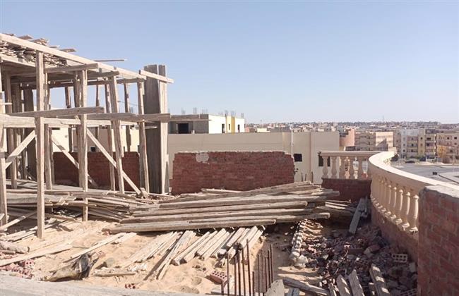 إزالة 5 حالات مخالفات بناء في العياط 