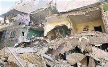 المعاينة: تم إخلاء قاطنى عقار حدائق القبة منذ أيام حفاظا على سلامة قاطنيه 