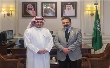 القنصل السعودى يبحث مع النائب مجدى الوليلى أوجه التعاون بين  البلدين