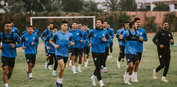 تدريبات بدنية قوية في مران الزمالك اليوم بالدار البيضاء