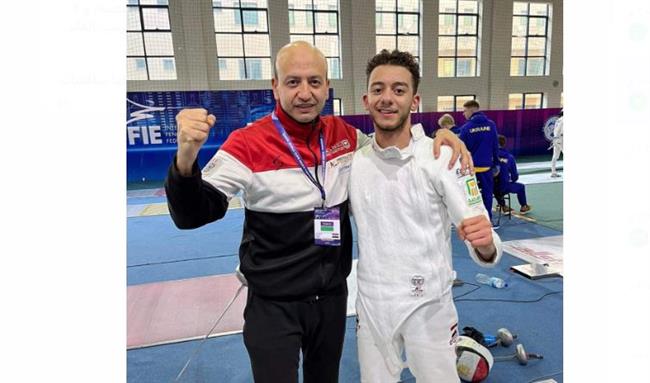 محمد السيد يتوج بطلًا لافريقيا لسلاح سيف المبارزة شباب بنيجيريا