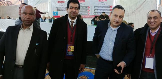 رئيس جامعة الإسكندرية يدلي بصوته فى انتخابات نقابة المهندسين 