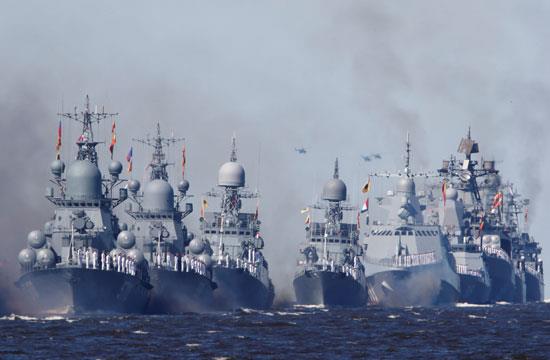 مناورات واسعة للأسطول الروسي في البحر المتوسط