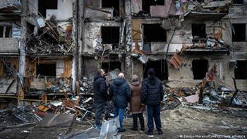 وزارة الدفاع الأوكرانية تنشر صورة عن آثار القصف الروسى