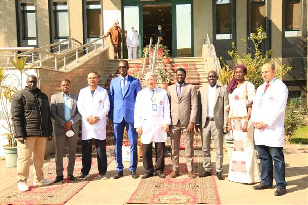 خطاب شكر وشهادة تقدير من حكومة السنغال لمستشفي الكبد المصرى