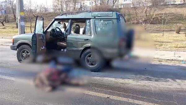 إطلاق نار على سيارة تقل عائلة في العاصمة الأوكرانية