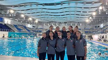   فريق السباحة التوقيعية بالأهلي يشارك في طابور افتتاح بطولة «SPORTEX»