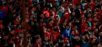   توافد جماهير الأهلي على استاد القاهرة لتشجيع الفريق أمام صن داونز 