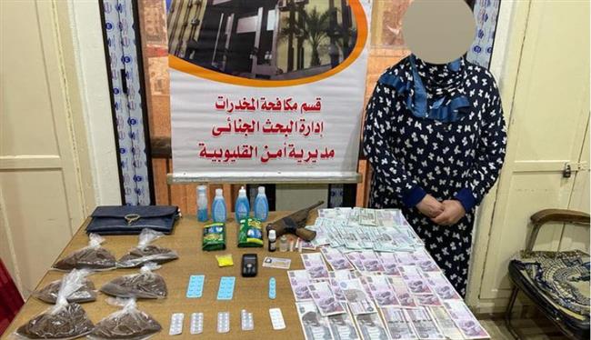 سقوط «معلمة» الكيف بالقليوبية 
