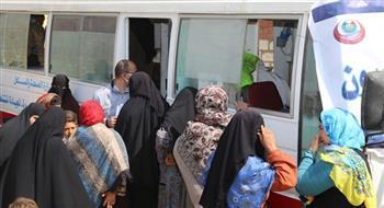 جامعة الفيوم تشارك في القافلة الطبية بقرية عبد ربه بمركز إطسا