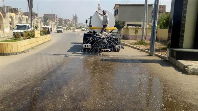 المنطقة الجنوبية تواجة المخالفات وترسل حملات لنظاقة الشوارع 