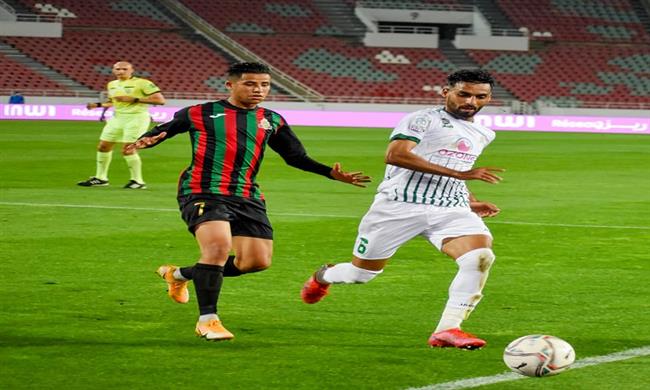  فوز الجيش الملكى على الدفاع الحسنى 3-1 بالدورى المغربى
