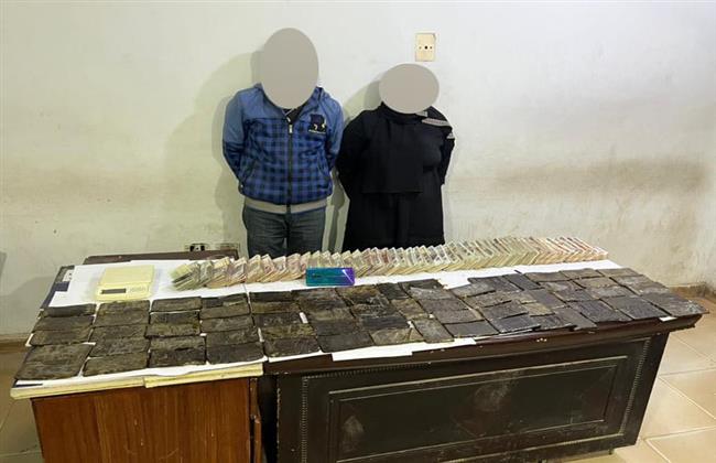 سقوط تجار الحشيش بالجيزة  