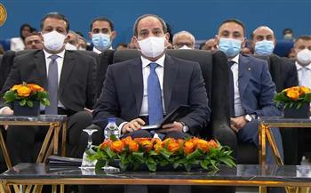 الرئيس السيسي يشاهد فيلما تسجيليا عن الزيادة السكانية