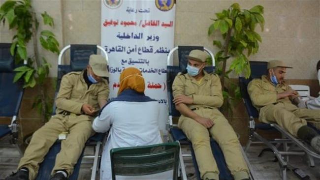 أمن القاهرة تنظم حملة للتبرع بالدم لإنقاذ حياة المرضى والمصابين  
