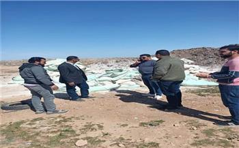 إعدام 335 شيكارة دقيق غير صالح للاستهلاك بمطروح 