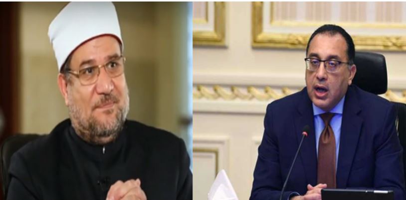 وزير الأوقاف يشكر رئيس الوزراء