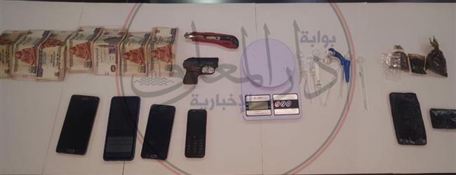 سقوط عصابة «أبو كريم» للإتجار في المواد المخدرة بحلوان