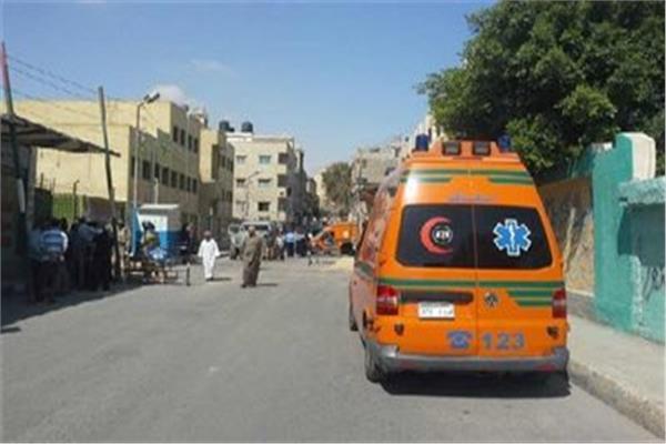 سقوط فتاة من الطابق الرابع فى بنى سويف