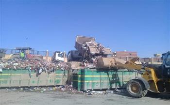   نقل 4 طن مخلفات من المقالب لمصانع التدوير خلال حملات نظافة مكبرة بالبحيرة
