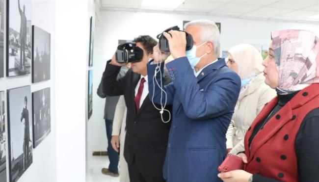 رئيس جامعة المنوفية يفتتح معرض «عيون مصرية» بتقنية تكنولوجيا الواقع المعزز