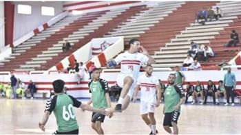   الزمالك يتأهل لربع نهائي كأس مصر لكرة اليد بالفوز على فريق طما 45-14