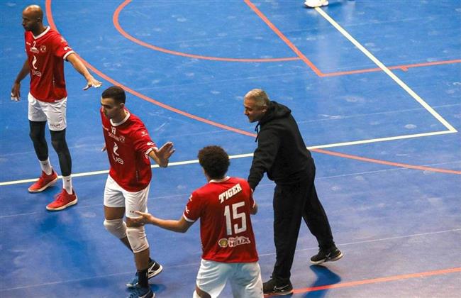 رجال طائرة الأهلي يفوز على مصر للبترول بالدوري