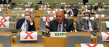   شكرى: مصر تسعى إلى إعلاء تطلعات قارة إفريقيا في مواجهة تغيرات المناخ