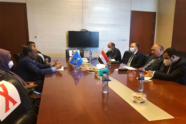 وزير الخارجية يلتقي نظيره الصومالي لبحث تعزيز سبل التعاون