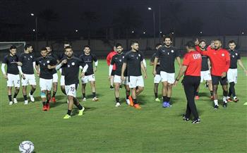   منتخب مصر يختتم تدريباته قبل مباراة السنغال بنهائى أمم إفريقيا 