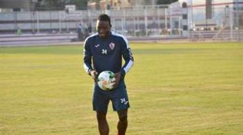«سيسيه» ينتظم فى مران الزمالك استعدادًا لمباراة بترو أتليتكو 