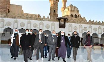   جولة للأئمة الفلسطينيين بالجامع الأزهر ومسجد الحسين