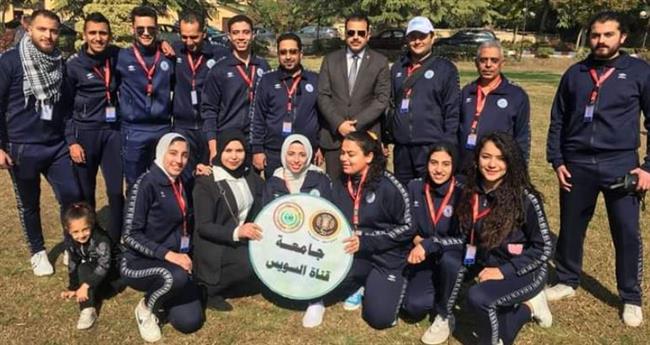 وفد جامعة القناة يشارك بملتقى الصداقة الدولي الأول لشباب الجامعات بالمنصورة