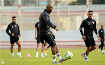 تقسيمة قوية للاعبي الزمالك في ختام تدريب اليوم