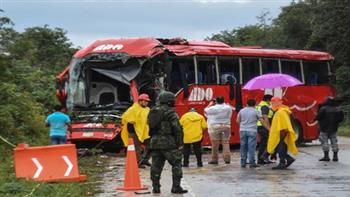   مقتل 8 أشخاص على الأقل فى حادث انقلاب حافلة بالمكسيك