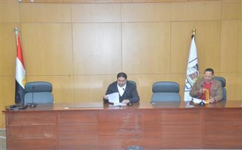 نائب محافظ بنى سويف يعقد اجتماعاً لمتابعة منظومة المتغيرات المكانية