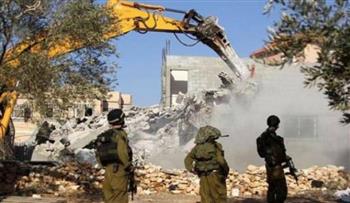   الاحتلال الإسرائيلي يهدم منزلا غرب الخليل بحجة عدم الترخيص