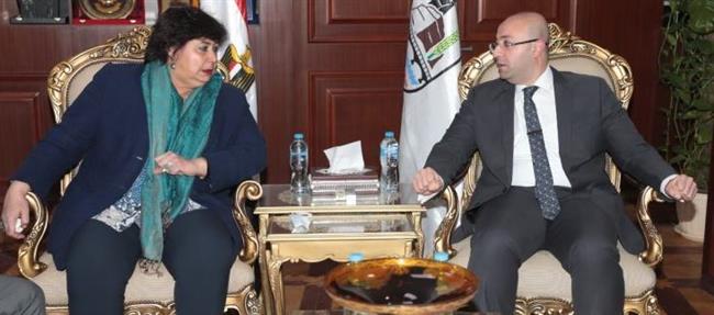 وزيرة الثقافة ومحافظ بني سويف يشهدان حفل تخرج مشروع «ابدأ حلمك»