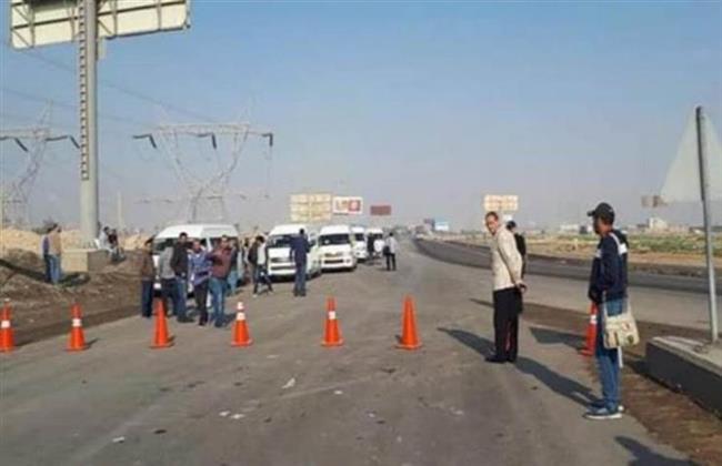 تعرف على الطرق البديلة بعد حادث طريق الواحات 