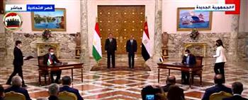   بث مباشر.. السيسي ورئيس طاجيكستان يشهدان توقيع اتفاقيات بين البلدين 