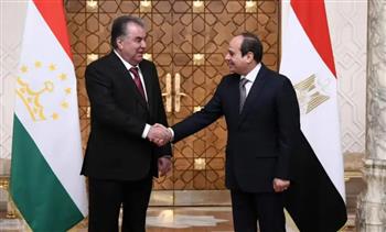   رئيس طاجيكستان يؤكد اعتزازه بعلاقة الأخوة مع الرئيس السيسي