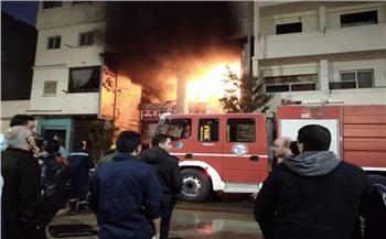   السيطرة على حريق محل داخل مول تجارى فى مدينة الشيخ زايد 