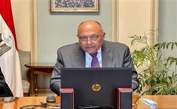 شكري يبحث مع رئيس الدورة الحالية لمؤتمر المناخ جهود إعداد المؤتمر القادم الذي تستضيفه مصر
