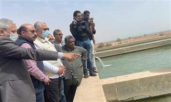   وزير الزراعة ومحافظ أسوان يتفقدان مفرخ جرف حسين السمكى