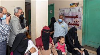 محافظ قنا: الكشف علي 680 مواطن في قافلة طبية مجانية بقرية القصر 