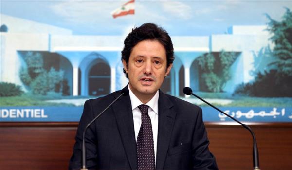 وزير الإعلام اللبنانى الجديد يتسلم مهام عمله