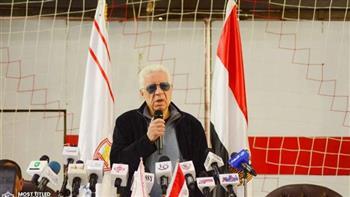مرتضى منصور: طارق حامد رفض خوض مباراة العودة أمام الوداد