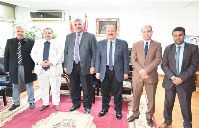 جامعة الفيوم تستقبل وفد شركة الخبرات الذكية للاستشارات التعليمية والتربوية بالسعودية 