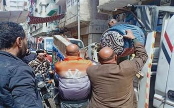 رفع 700 حالة إشغال طريق مخالف ومصادرة 20 شيشة بالبحيرة