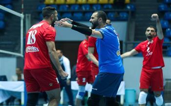 رجال طائرة الأهلي يفوز على بتروجت في قبل نهائي كأس مصر